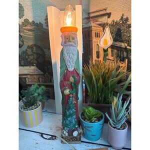 Vintage Electrical Santa Claus Christmas Table Lamp